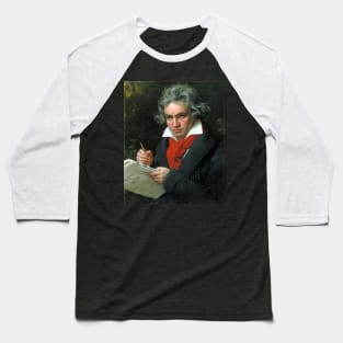 Portrait of Ludwig van Beethoven painting by Joseph Karl Stieler Baseball T-Shirt